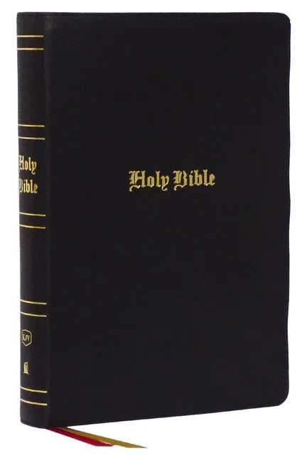 KJV Holy Bible: Super Giant Print with 43,000 Cross References, Black Genuine Leather, Red Letter, Comfort Print (Thumb Indexed): King James Version - stevensbooks