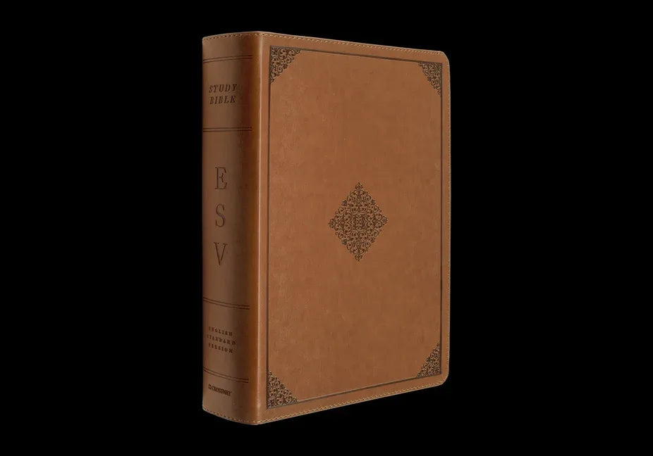 ESV Study Bible (Trutone, English Saddle, Ornament Design) - stevensbooks