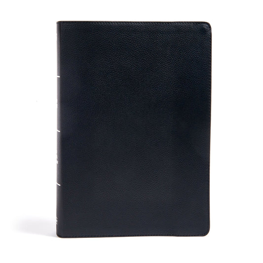 KJV Super Giant Print Reference Bible, Black Genuine Leather, Indexed - Ingram