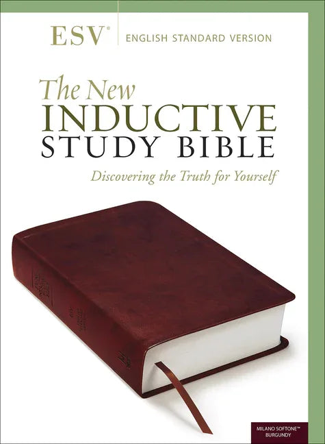 New Inductive Study Bible (Esv, Milano Softone, Burgundy) - stevensbooks