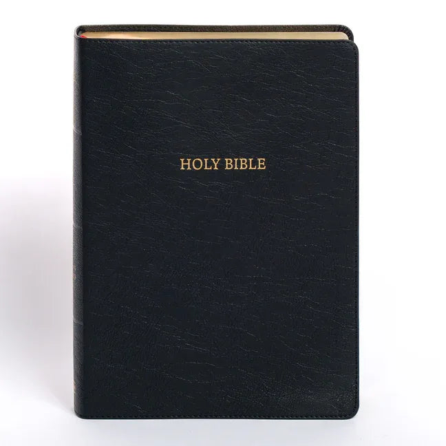 NASB Super Giant Print Reference Bible, Black Leathertouch, Indexed - stevensbooks