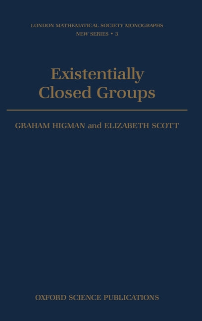 Existentially Closed Groups - Ingram