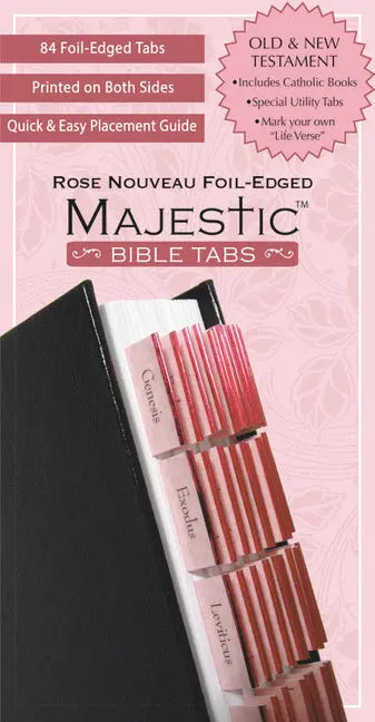 Majestic Rose Nouveau Foil-Edged Bible Tabs - Ingram