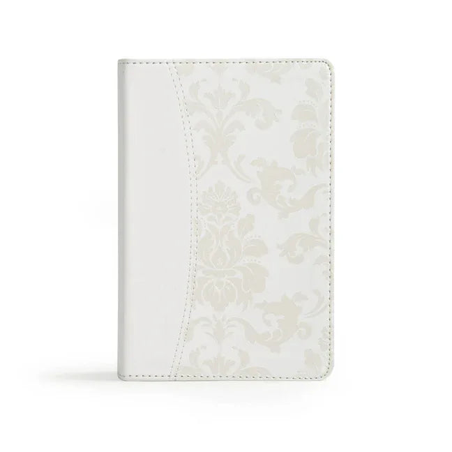 CSB Bride's Bible, White Leathertouch - stevensbooks