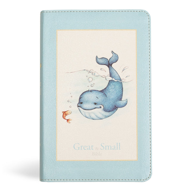 KJV Great and Small Bible, Baby Blue Leathertouch: A Keepsake Bible for Babies - Ingram