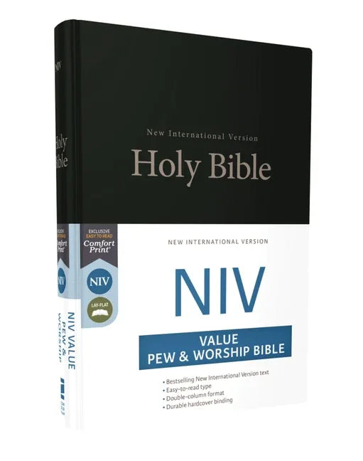NIV, Value Pew and Worship Bible, Hardcover, Black (Special) - stevensbooks