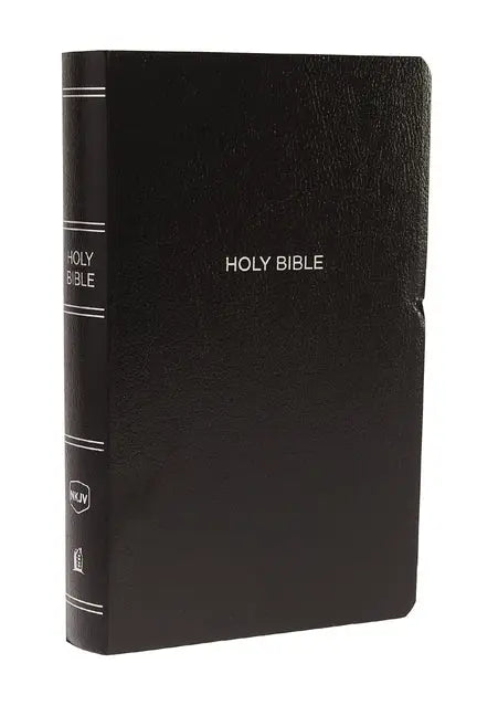NKJV, Gift and Award Bible, Leather-Look, Black, Red Letter Edition - Ingram