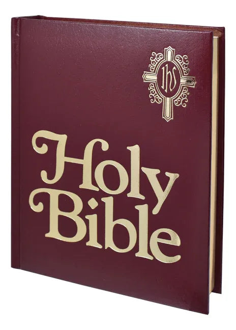 New Catholic Bible Family Edition (Burgundy) - stevensbooks