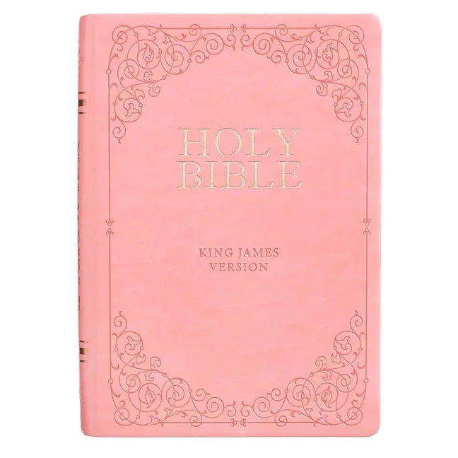 KJV Bible Giant Print Full Size Pink - stevensbooks