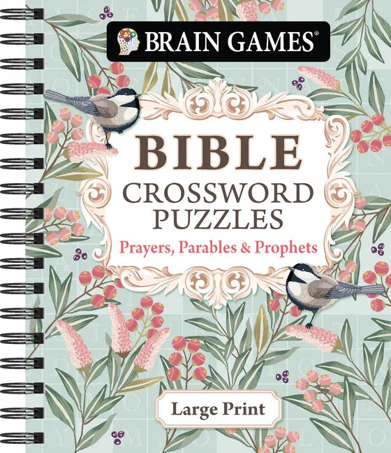 Brain Games - Bible Crossword Puzzles: Prayers, Parables & Prophets - Large Print - stevensbooks