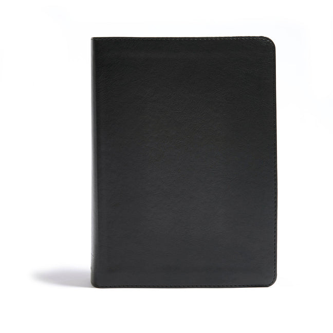 CSB He Reads Truth Bible, Black Leathertouch: Black Letter, Wide Margins, Notetaking Space, Reading Plans, Sewn Binding, Two Ribbon Markers, Easy-To-R - Ingram