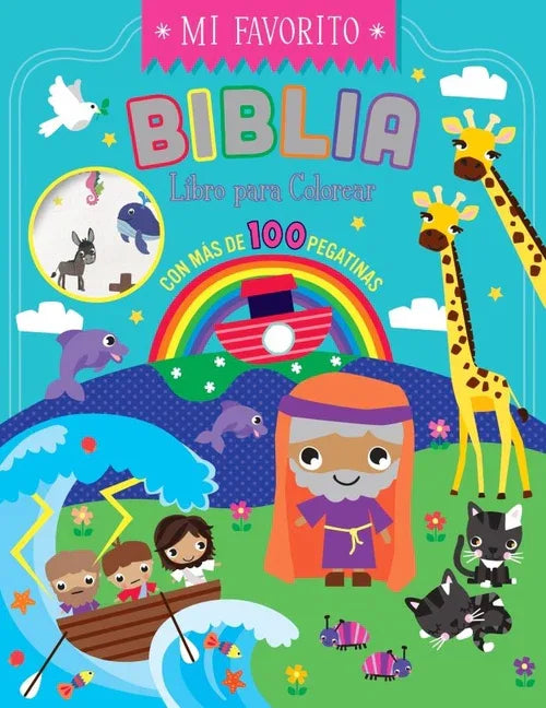Biblia - Libro Para Colorear Con Pegatinas (Bible-Coloring and Sticker Book) - stevensbooks