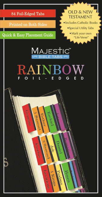 Majestic Rainbow Bible Tabs - Ingram