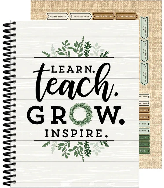 Farmhouse Teacher Planner - stevensbooks