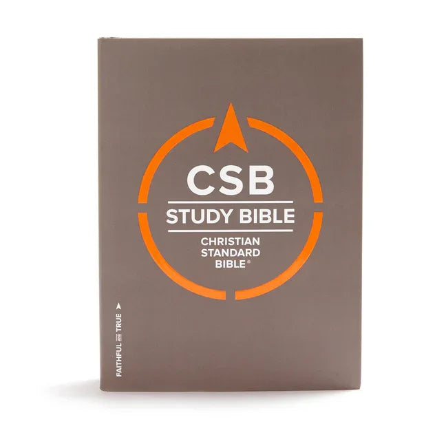 CSB Study Bible, Hardcover: Red Letter, Study Notes and Commentary, Illustrations, Ribbon Marker, Sewn Binding, Easy-To-Read Bible Serif Type - stevensbooks