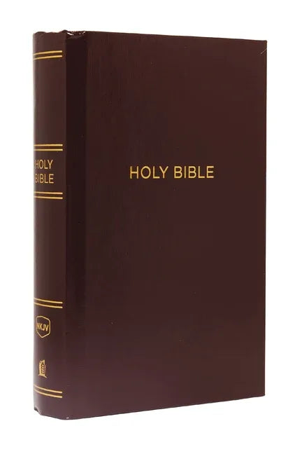 NKJV, Pew Bible, Large Print, Hardcover, Burgundy, Red Letter Edition - stevensbooks