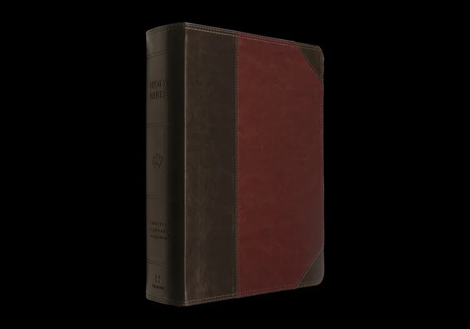 ESV Super Giant Print Bible (Trutone, Brown/Cordovan, Portfolio Design) - stevensbooks