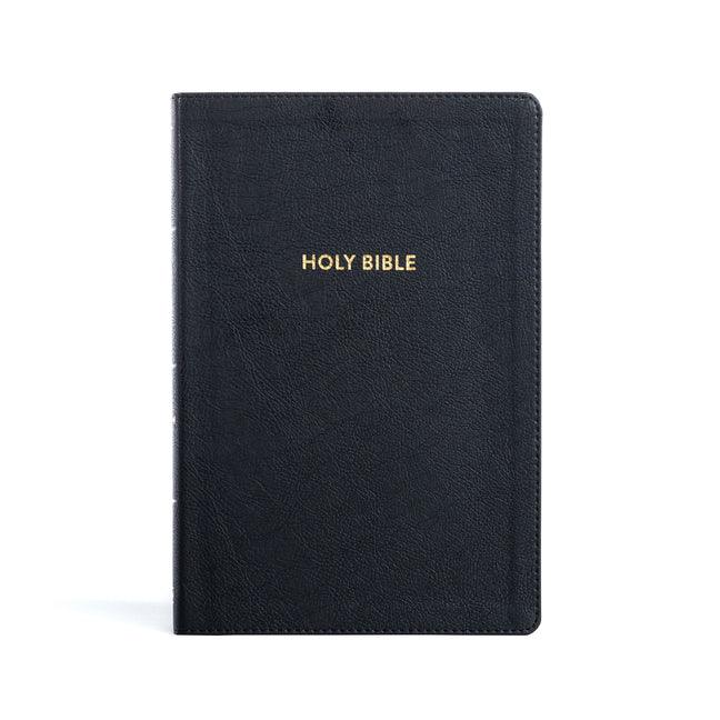 KJV Rainbow Study Bible, Black Leathertouch, Indexed - stevensbooks