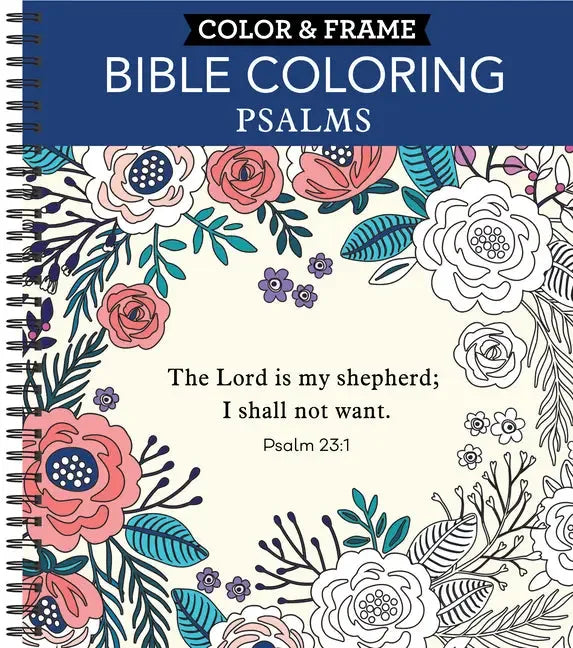 Color & Frame - Bible Coloring: Psalms (Adult Coloring Book) - stevensbooks