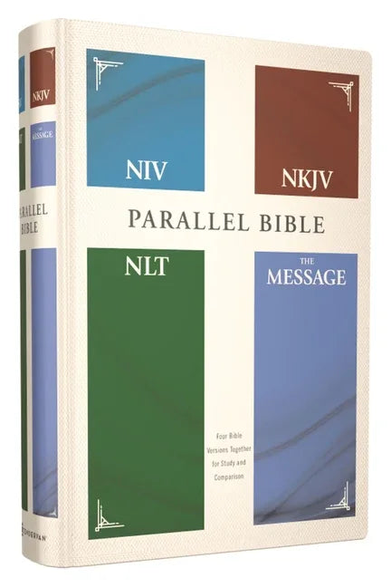 Niv, Nkjv, Nlt, the Message, (Contemporary Comparative) Parallel Bible, Hardcover - stevensbooks