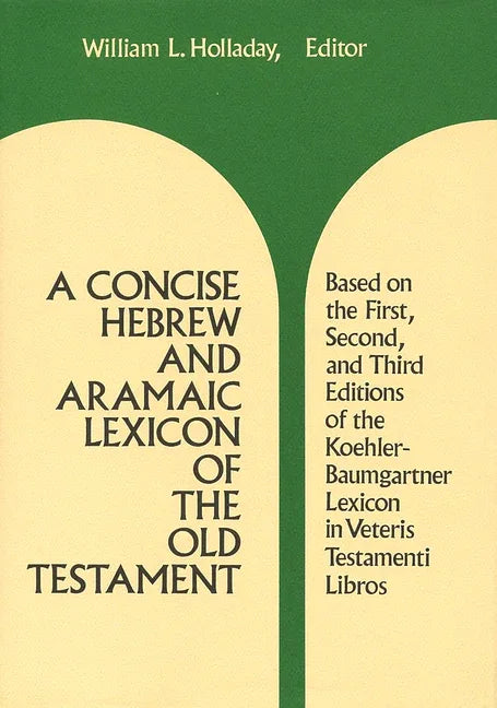 Concise Hebrew and Aramaic Lexicon of the Old Testament - stevensbooks