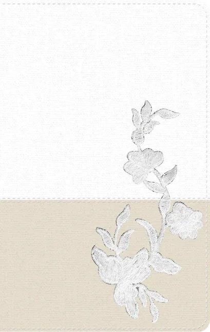 Rvr 1960 Biblia Recuerdo de Boda, Blanco/Lino/Encaje Símil Piel - stevensbooks