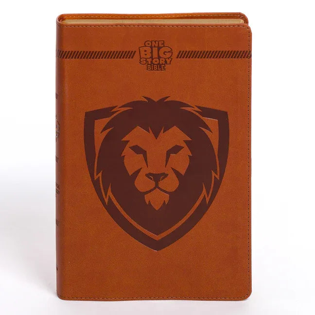 CSB One Big Story Bible, Brown Leathertouch: Connecting Christ Throughout God's Story - stevensbooks