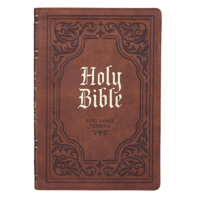 KJV Bible Thinline Brown - stevensbooks
