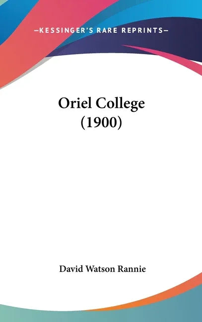 Oriel College (1900) - stevensbooks