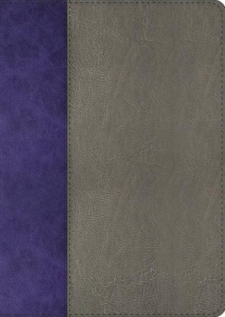 Jeremiah Study Bible, Nkjv: Gray and Purple Leatherluxe Limited Edition: What It Says. What It Means. What It Means for You. - stevensbooks