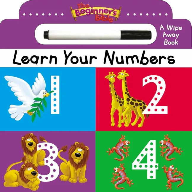 Beginner's Bible Learn Your Numbers: A Wipe Away Book - stevensbooks