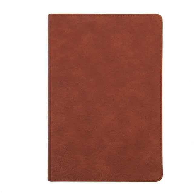 NASB Giant Print Reference Bible, Burnt Sienna Leathertouch, Indexed - stevensbooks
