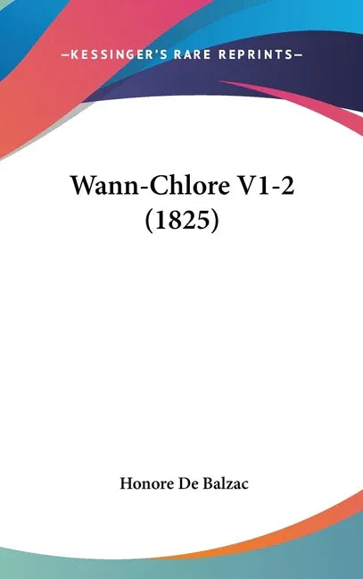 Wann-Chlore V1-2 (1825) - stevensbooks