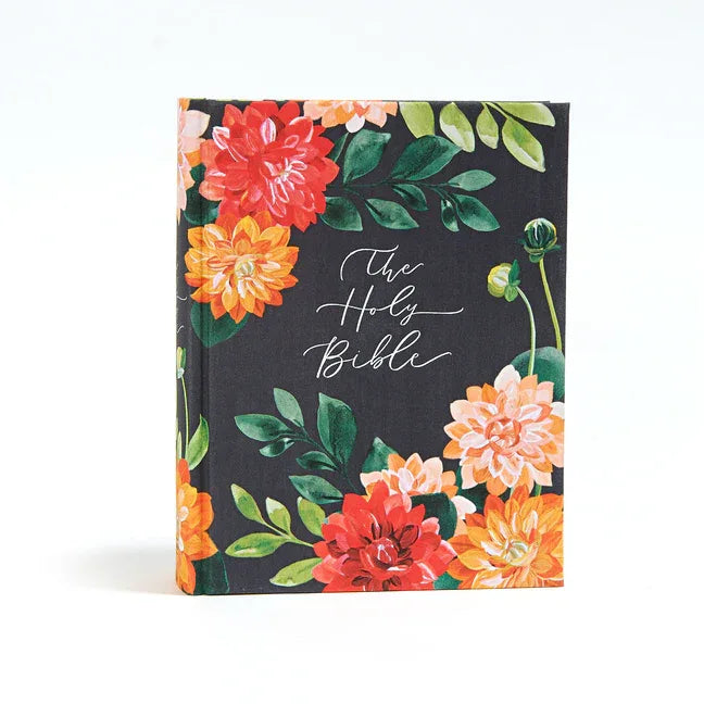 CSB Notetaking Bible, Hosanna Revival Edition, Dahlias - stevensbooks