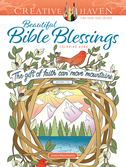 Creative Haven Beautiful Bible Blessings Coloring Book - Ingram