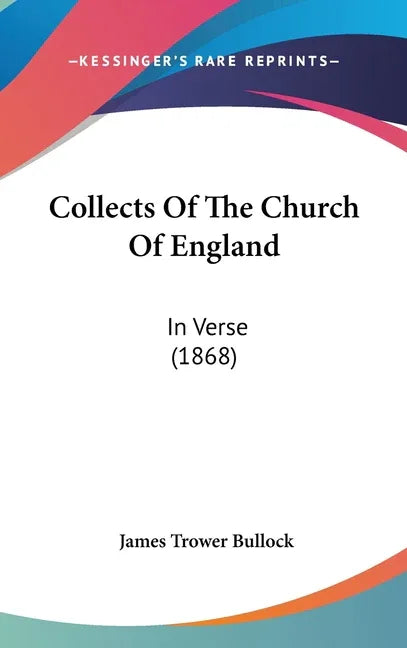 Collects Of The Church Of England: In Verse (1868) - stevensbooks