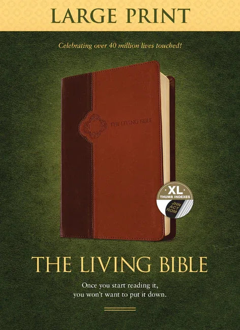 Living Bible Large Print Edition, Tutone - stevensbooks