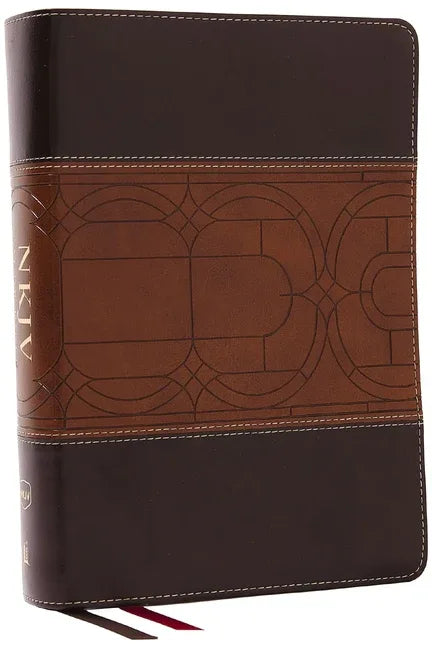 NKJV Study Bible, Leathersoft, Brown, Full-Color, Comfort Print: The Complete Resource for Studying God's Word - stevensbooks