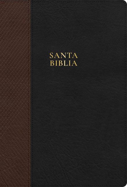 Rvr 1960 Biblia Letra Supergigante, Negro Con Café Símil Piel: Con Referencias. Nueva Tipografía - stevensbooks
