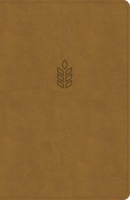 CSB Personal Size Giant Print Bible, Camel Suedesoft Leathertouch, Indexed - stevensbooks