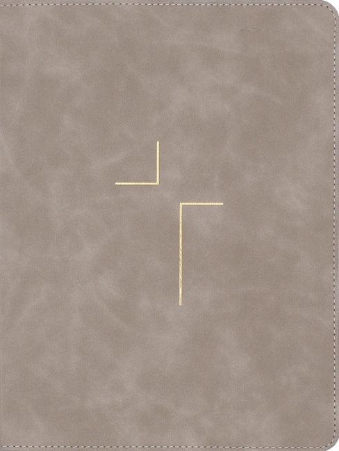 Jesus Bible, ESV Edition, Leathersoft, Stone - stevensbooks