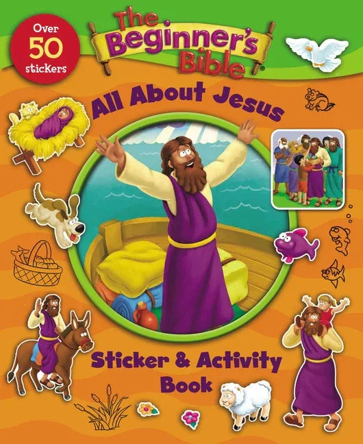 Beginner's Bible All about Jesus Sticker and Activity Book - stevensbooks