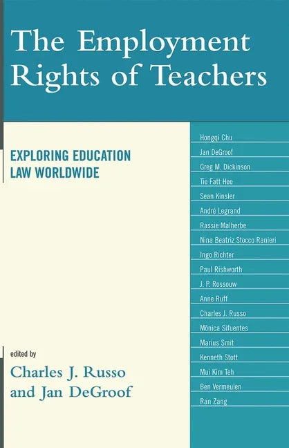 Employment Rights of Teachers: Exploring Education Law Worldwide - stevensbooks