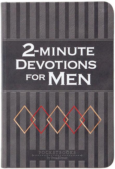 2-Minute Devotions for Men: Pocketbooks by Broadstreet - stevensbooks
