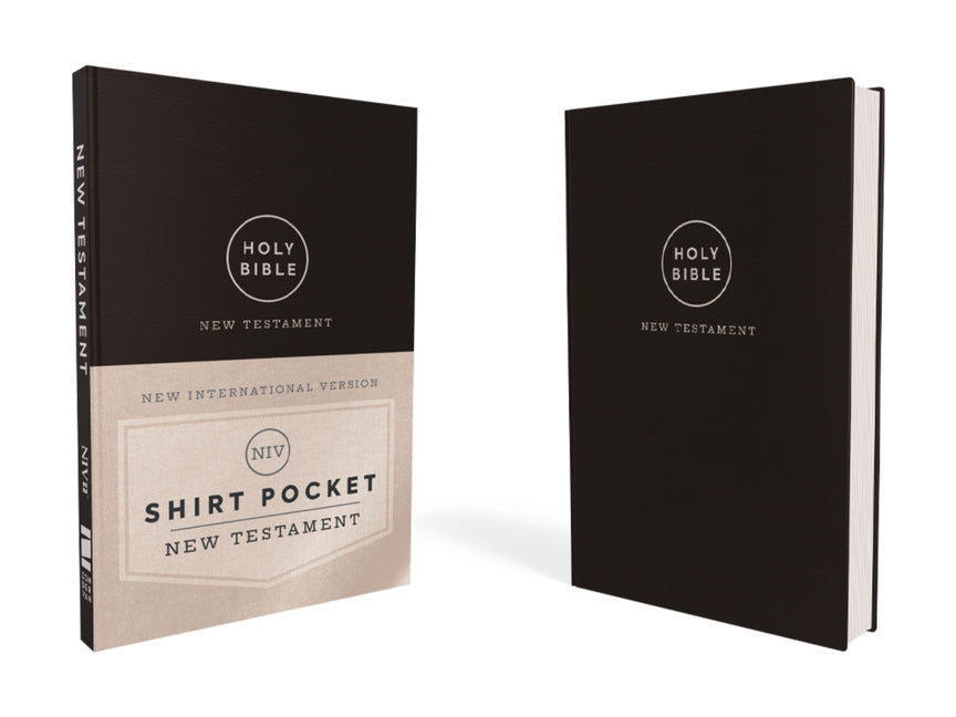 Niv, Shirt Pocket New Testament, Leathersoft, Black, Comfort Print - Ingram