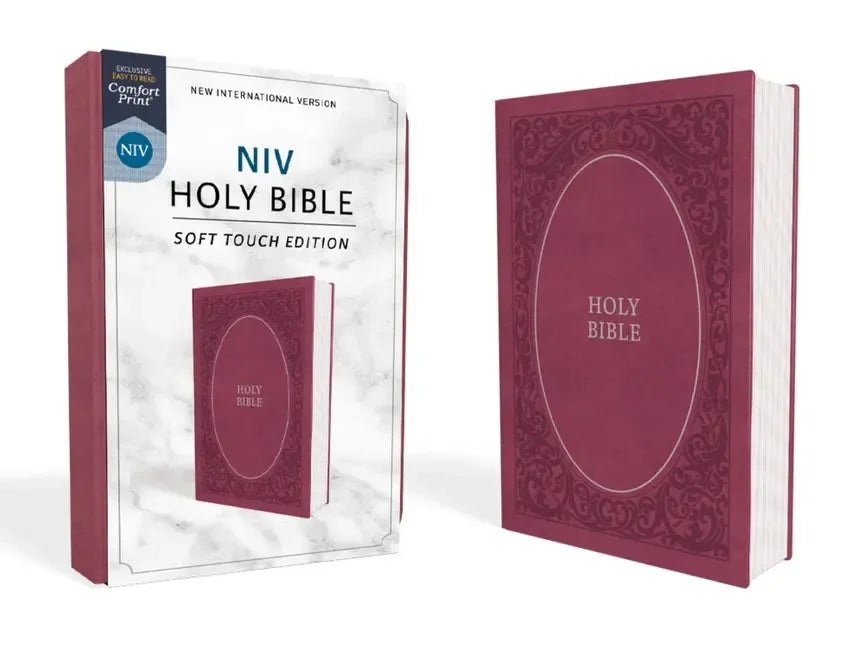NIV, Holy Bible, Soft Touch Edition, Imitation Leather, Pink, Comfort Print - stevensbooks