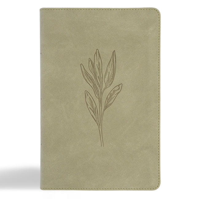 CSB Large Print Personal Size Reference Bible, Digital Study Edition, Sage Suedesoft Leathertouch (, Digital Study) - Ingram