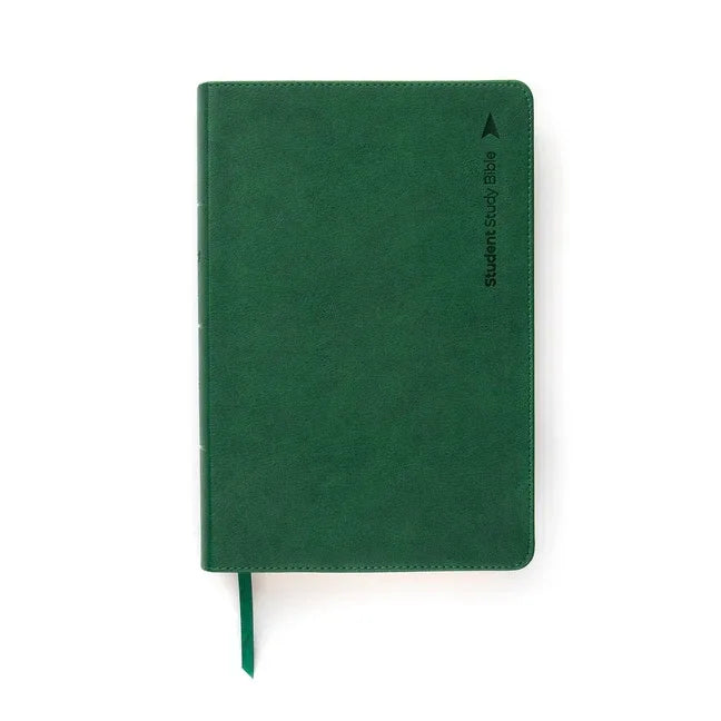 CSB Student Study Bible, Emerald Leathertouch - stevensbooks