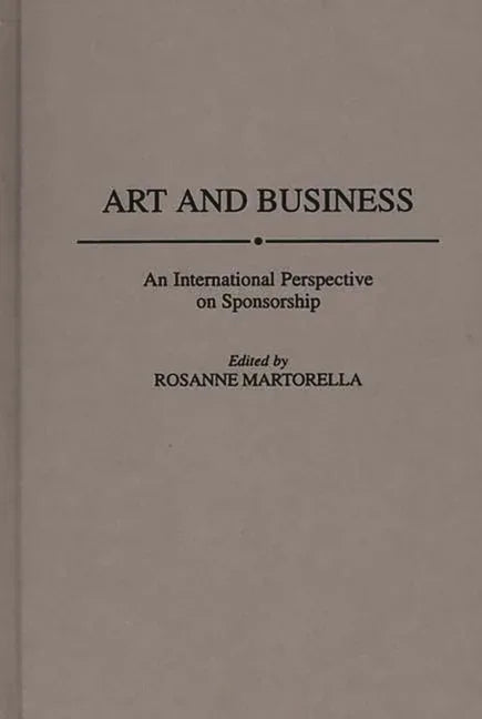 Art and Business: An International Perspective on Sponsorship - stevensbooks