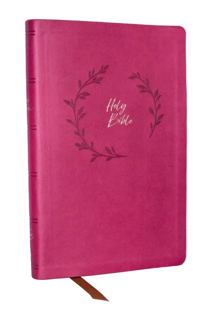 KJV Holy Bible: Value Ultra Thinline, Pink Leathersoft, Red Letter, Comfort Print: King James Version - stevensbooks